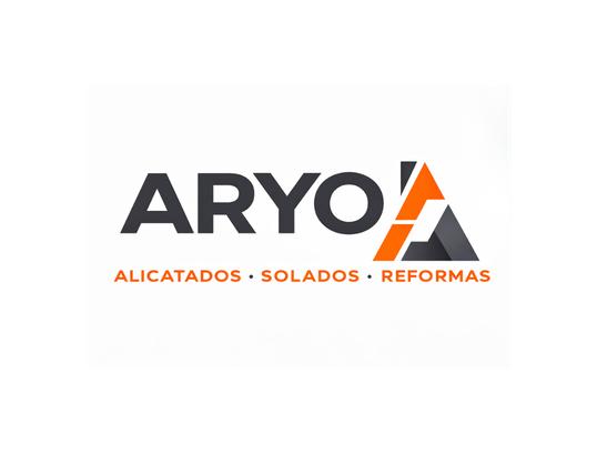 logotipo corporativo de Aryo con fondo transparente