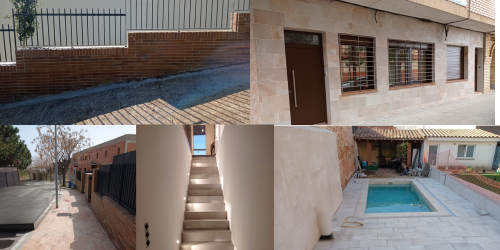 Trabajos de solado y revestimiento exterior e interior realizados en el Maresme